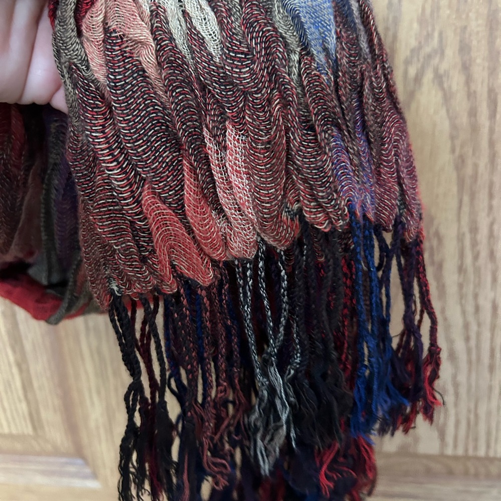 Colorful Patterned Scarf - Picture 3 of 3